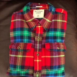 Classic Abercrombie & Fitch Flannel Shirt